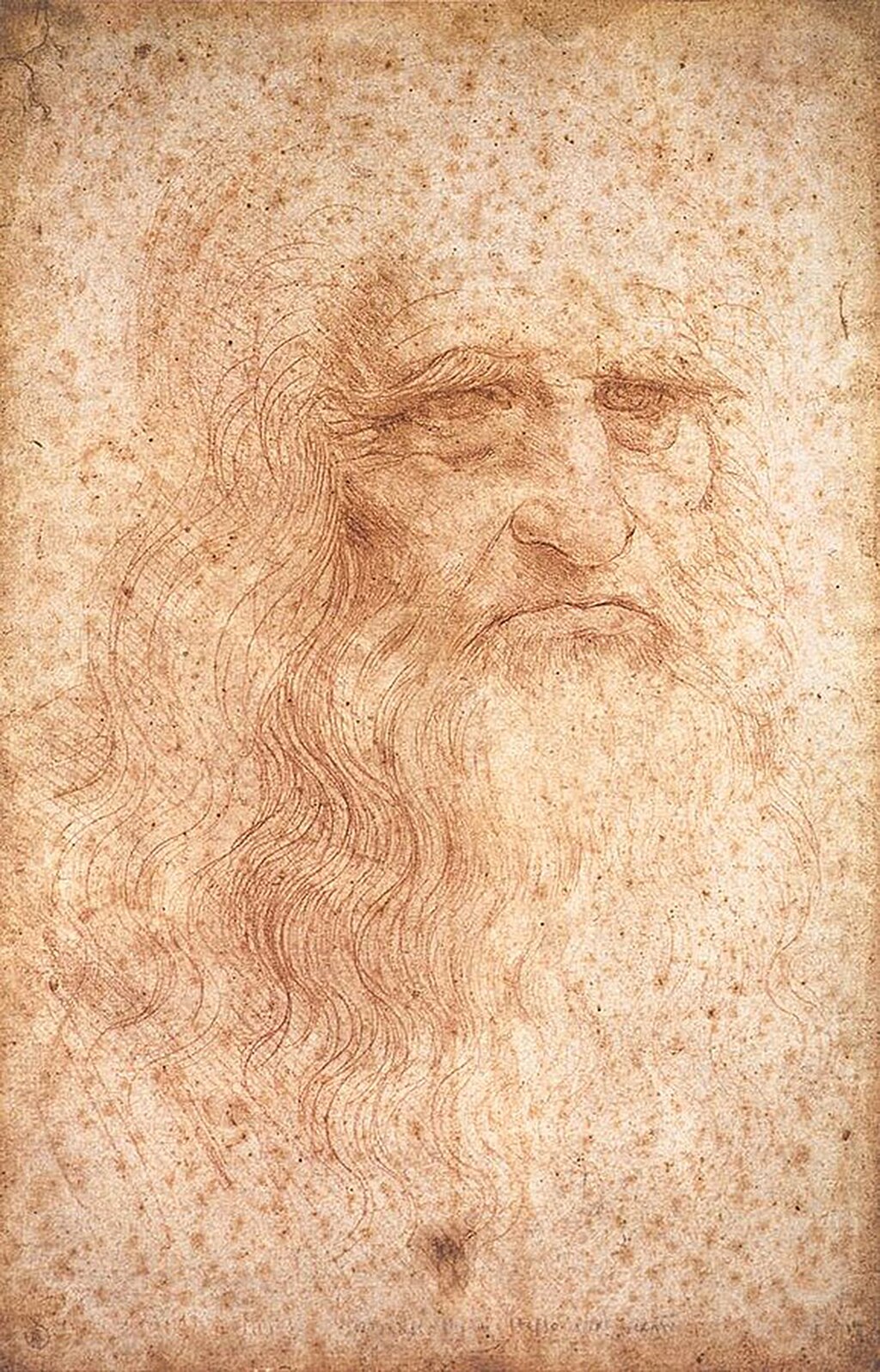 Presumed self-portrait of Leonardo da Vinci