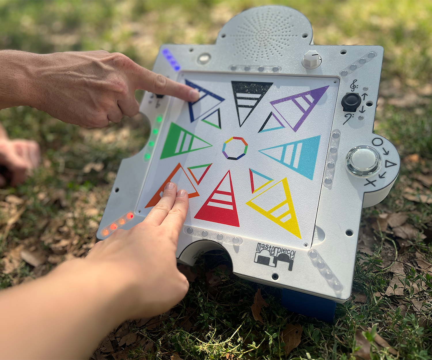 A touch-sensitive synth instrument