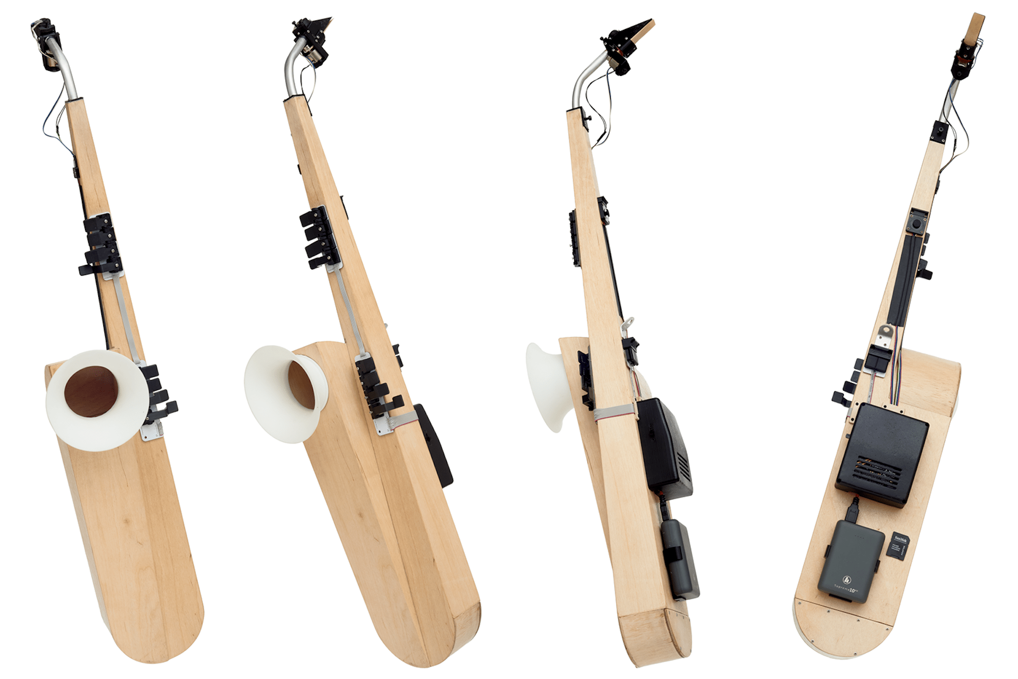 Four angles of the post-digital sax Hammond-like VERTO