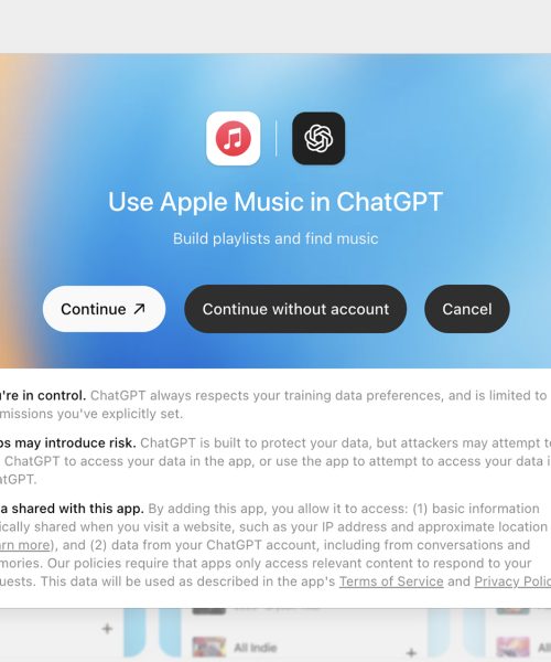 How to connect Apple Music to ChatGPT