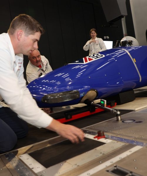 The U.S. Olympic bobsled team borrowed Honda’s wind tunnel for test runs