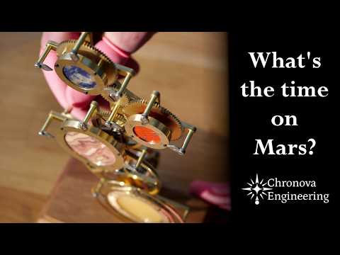 What time is it on Mars? This analog ‘Interplanetary Clock’ can tell you.
