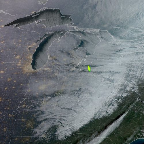 A meteor exploded over Ohio and Pennsylvania