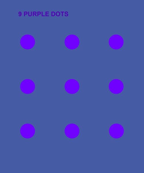 How many blue dots do you see? New optical illusion tricks the brain.