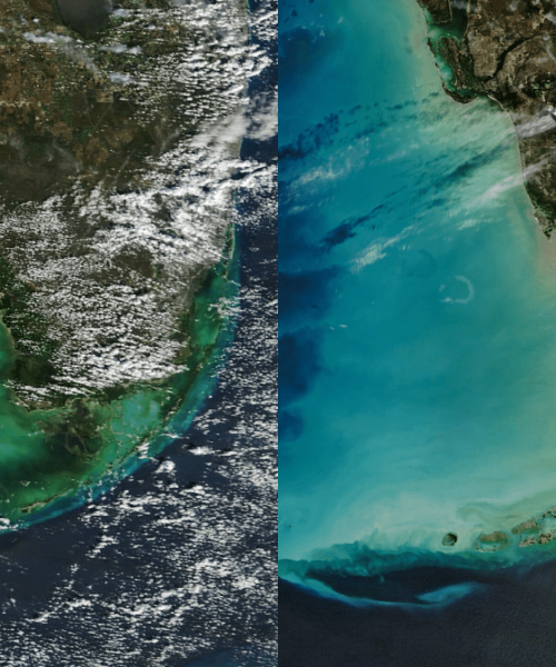 NASA spots Florida’s ocean waters changing color