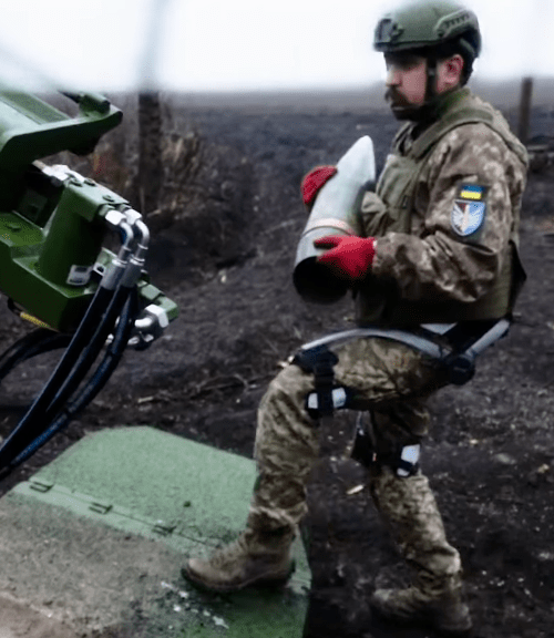 Ukraine’s military brings exoskeletons to the front line