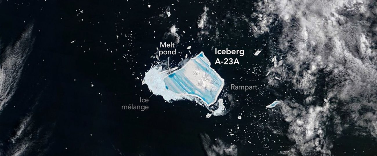 Why is this infamous iceberg turning blue?