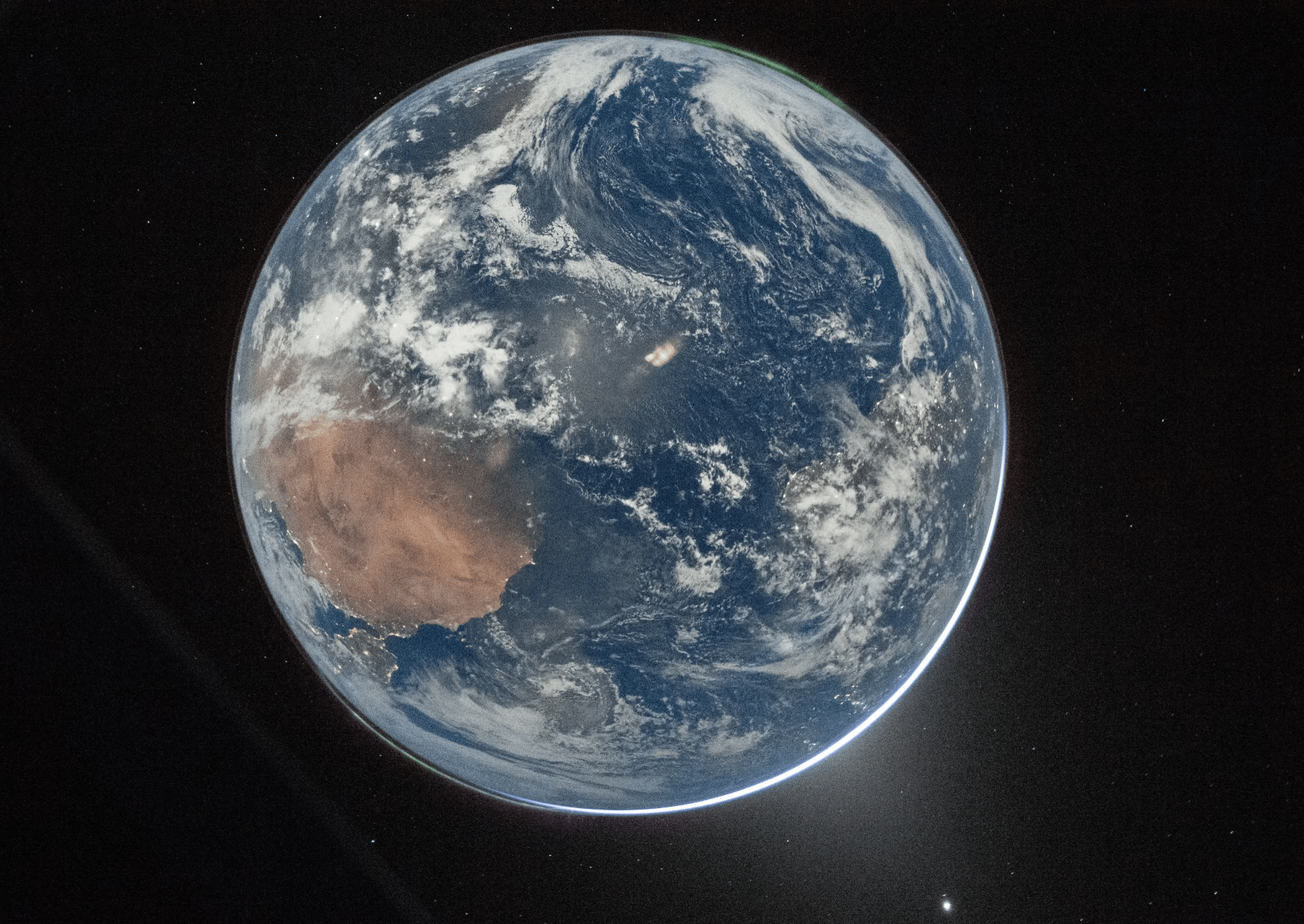 Portrait of Earth from Artemis II