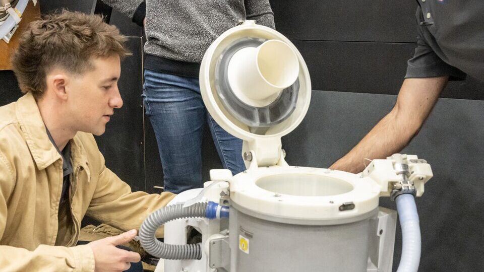 Space now has 10 toilets