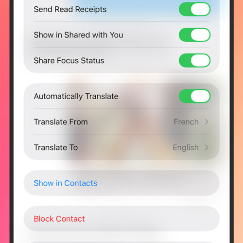 There’s a helpful translation tool hidden in your iPhone Messages