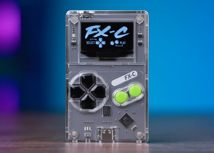 Arduboy FX-C Card-Sized Gaming Handheld Comes with 300 Games Built-In