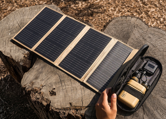 Nestout 4-Panel Solar Charger V2 Keeps Your Tech Working During Outdoor Adventures