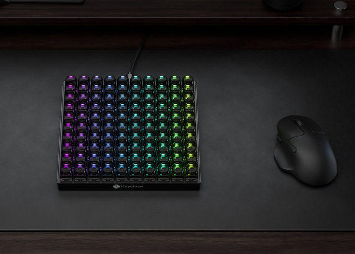 Keychron C100 8K Giant Custom Macro Pad Gives You 100 New Keys For All Your Custom Macro Needs