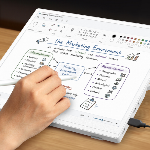 Acer EP130K USB Monitor Boasts a 60Hz Color E-Ink Panel