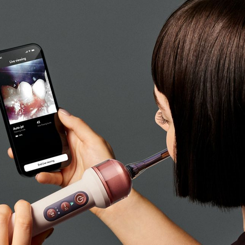 Dyson CameraJet Puts Camera and AI on an Electric Toothbrush and Water Floss Combo